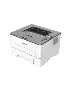Pantum P3300DN, Printer, Mono laser, А4, 33 ppm (max 60000 p/mon), 350 MHz, 1200x1200 dpi, 256 MB RAM, PCL/PS, Duplex, paper tray 250 pages, USB, LAN, start. cartridge 6000 pages (grey)
