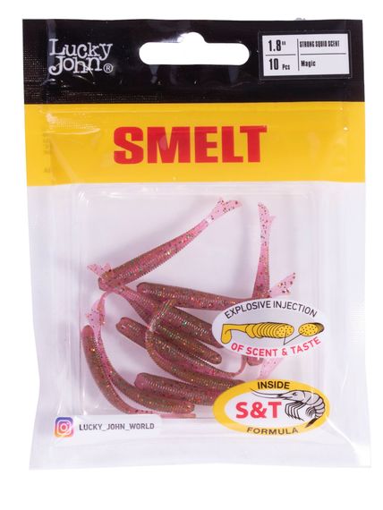 Слаги съедобные искусственные LJ Pro Series Smelt 1,8in (04.60)/S14 10шт.