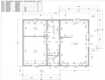Каркас дома 10 x 11 м