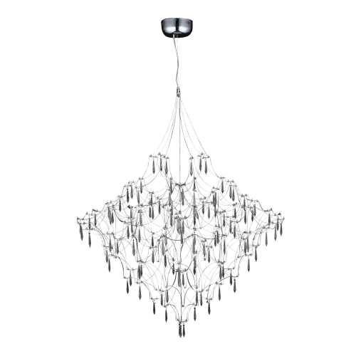 *SL6601.103.114 Светильник подвесной ST-Luce Хром/Прозрачный LED 114*0,5W 3000K GRAVETTA