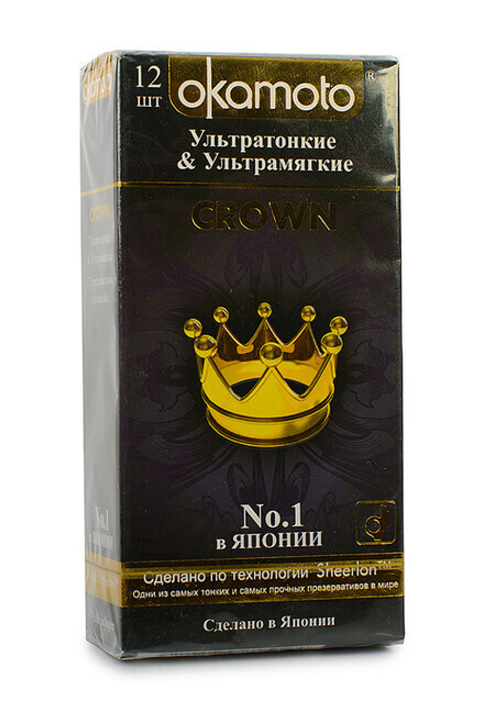 Презервативы OKAMOTO Crown Ультратонкие (12 шт.)
