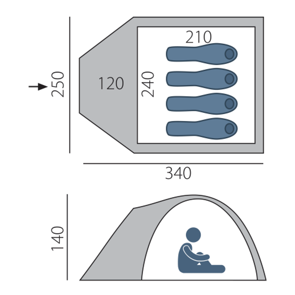 ПАЛАТКА ARTEN  VEGA