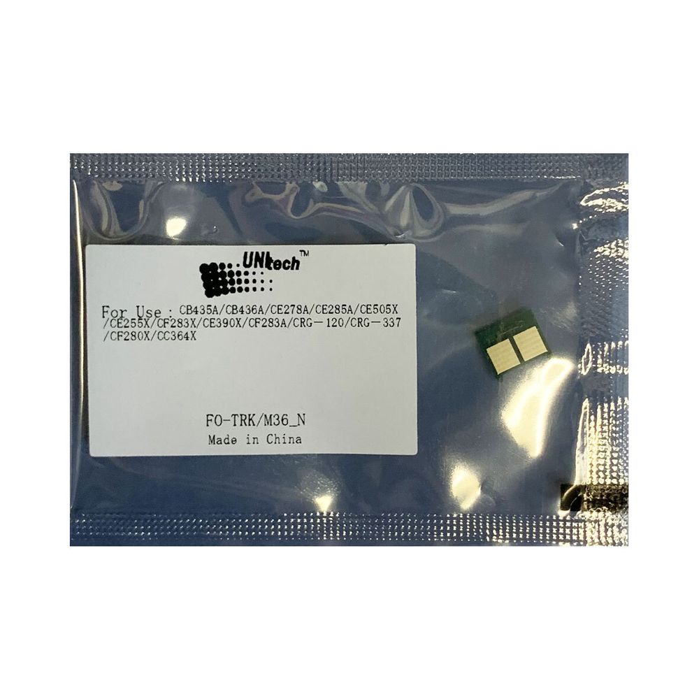 Чип для картриджа HP CB435A/CB436A/CE278A/CF283X/CE505X/CF280X/CE390X, Canon 725/728 UNItech (Apex)
