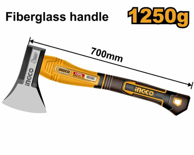 Топор с фибергласовой рукояткой 1250 гр. SUPER INGCO HAX0811250