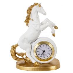 GAEM Фигурка декоративная "Лошадь" с часами (LR41x1), L8,5 W5 H12 см