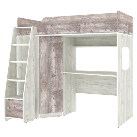 Кровать-чердак КарИВи Л-В603.1 Винтерберг Бетон