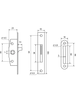 Оконный механизм Palladium CP 00000547 хром