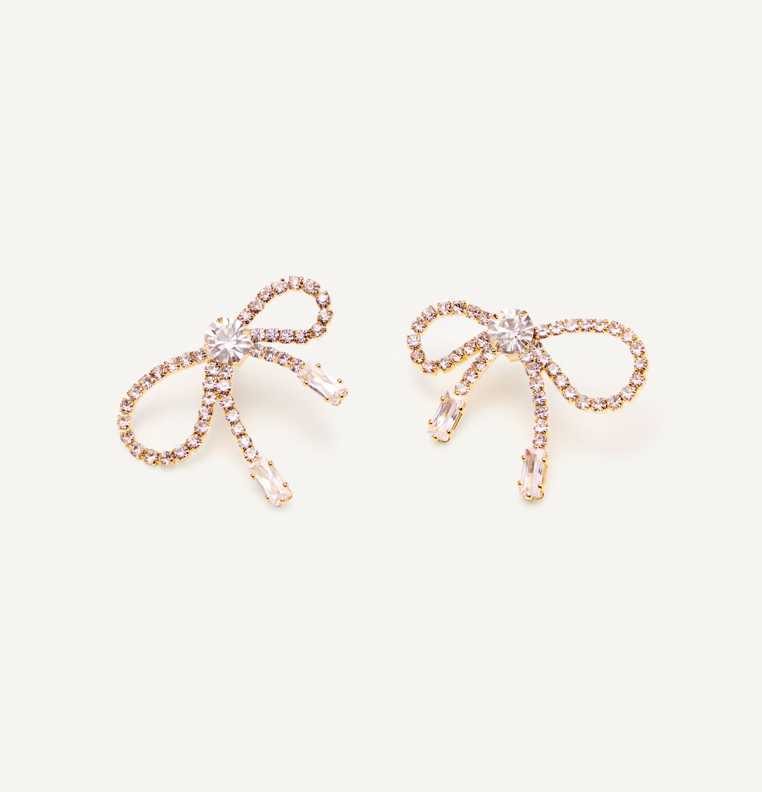Серьги Luxe Glow Bows Earrings - Gold