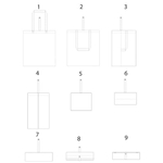 Складная эко-сумка Nevada из хлопка плотностью 100 г/м²