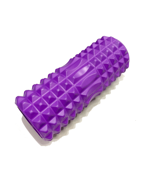 Ролик массажный для йоги Coneli Yoga Semicircle 33x14 см фиолетовый