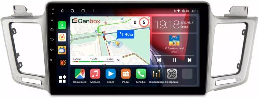 Магнитола для Toyota RAV4 XA40 2012-2019 - Canbox 1060/1002/1030 Qled, Android 10, ТОП процессор, SIM-слот