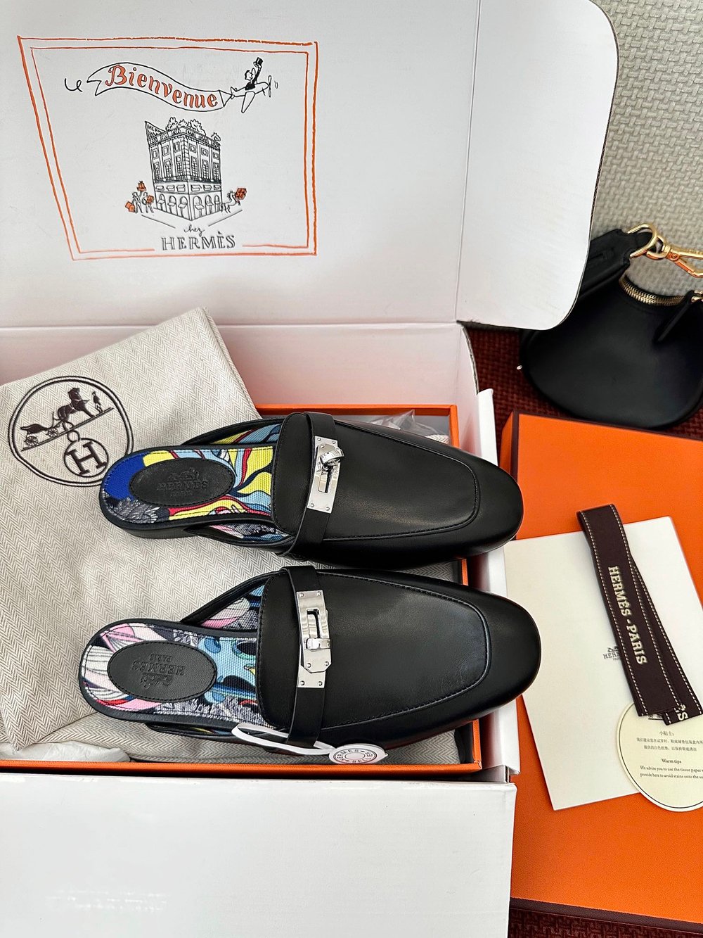 Сабо из натуральной кожи