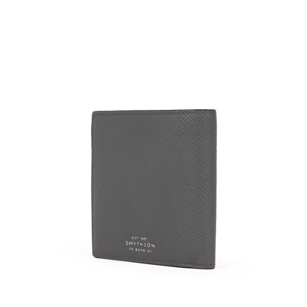 Smythson Картхолдер 8 Card Slot Wallet in Panama, Storm Grey