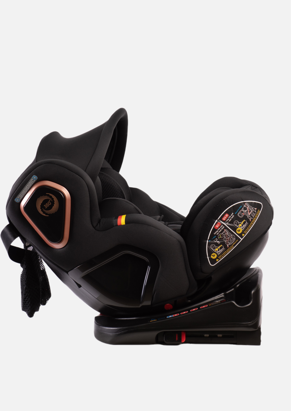 Peppy Автокресло Urban Isofix Gold black черный/золотой 0-36