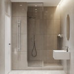 Полотенцесушитель MIXLINE MOON QUADRO MATT СHROME 120/10 (таймер,237 Вт) электрический