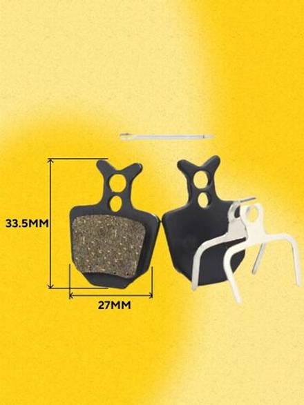 Тормозные колодки для велосипеда, электросамоката (трапеция, ширина 27 мм) G-007
