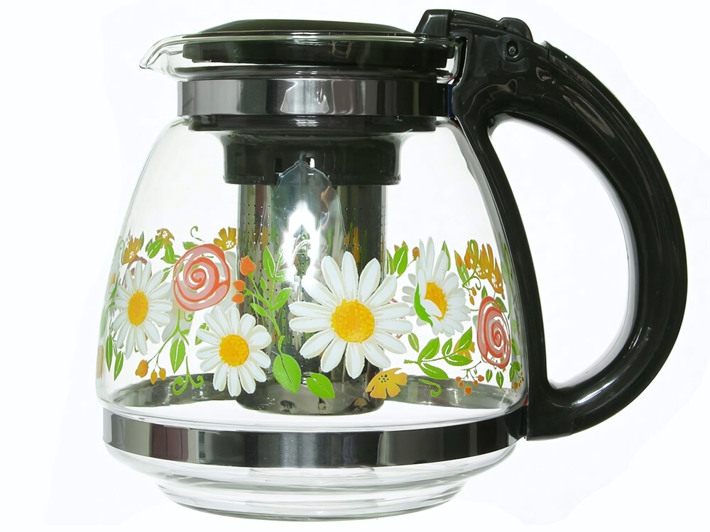 Чайник заварочный 1,5л с рисунком 3174