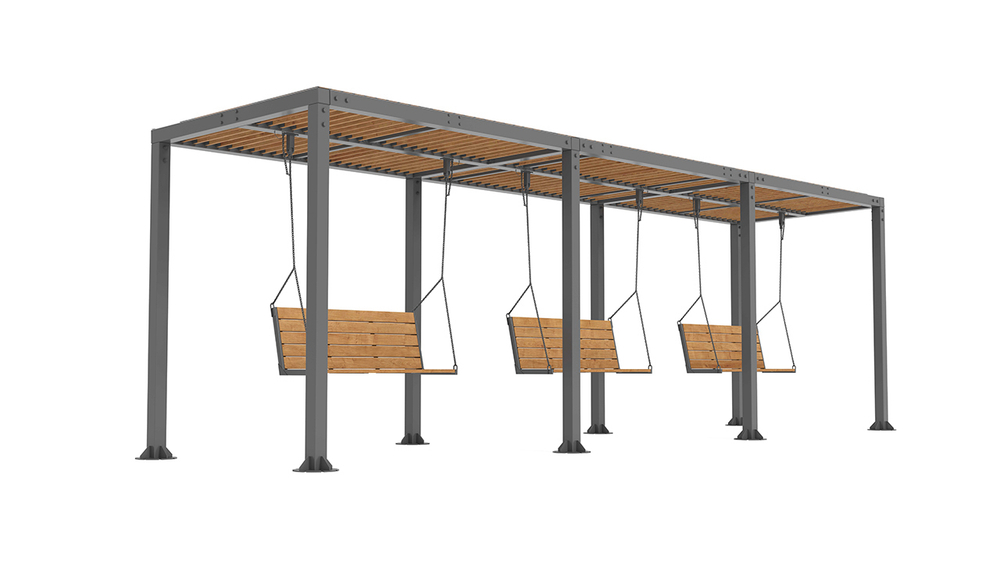 Навес с качелями SK00167