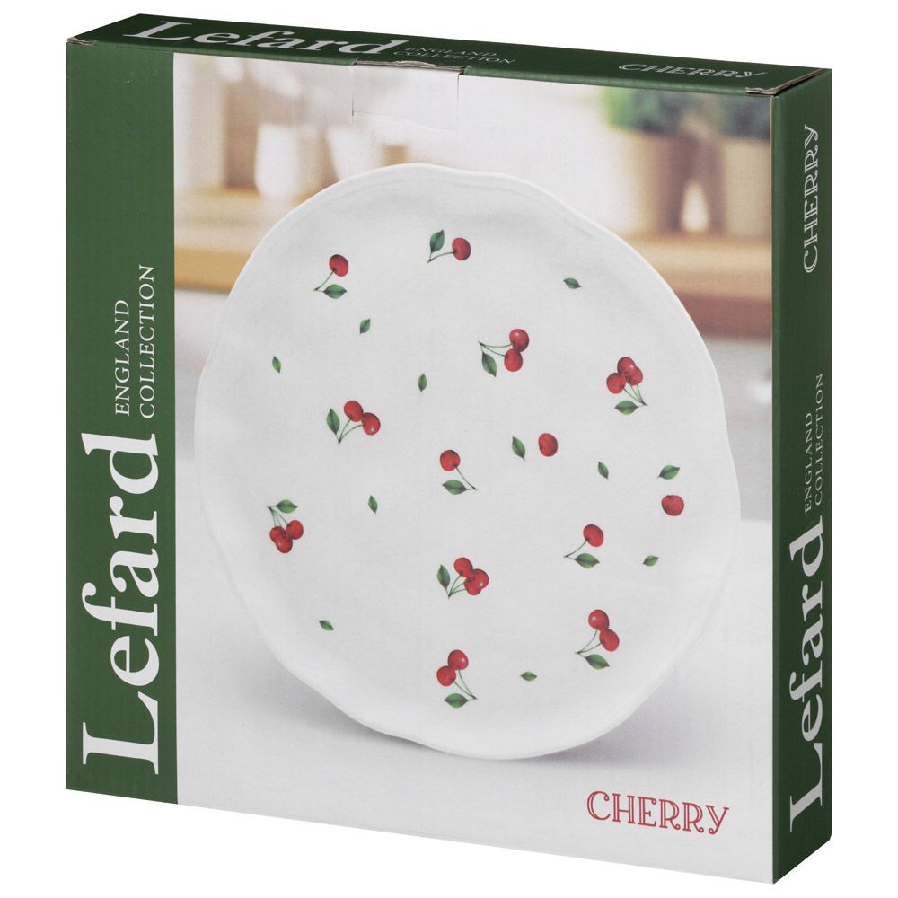 НАБОР ТАРЕЛОК ОБЕДЕННЫХ LEFARD "CHERRY" 2 ШТ. 25,5*2,5 СМ