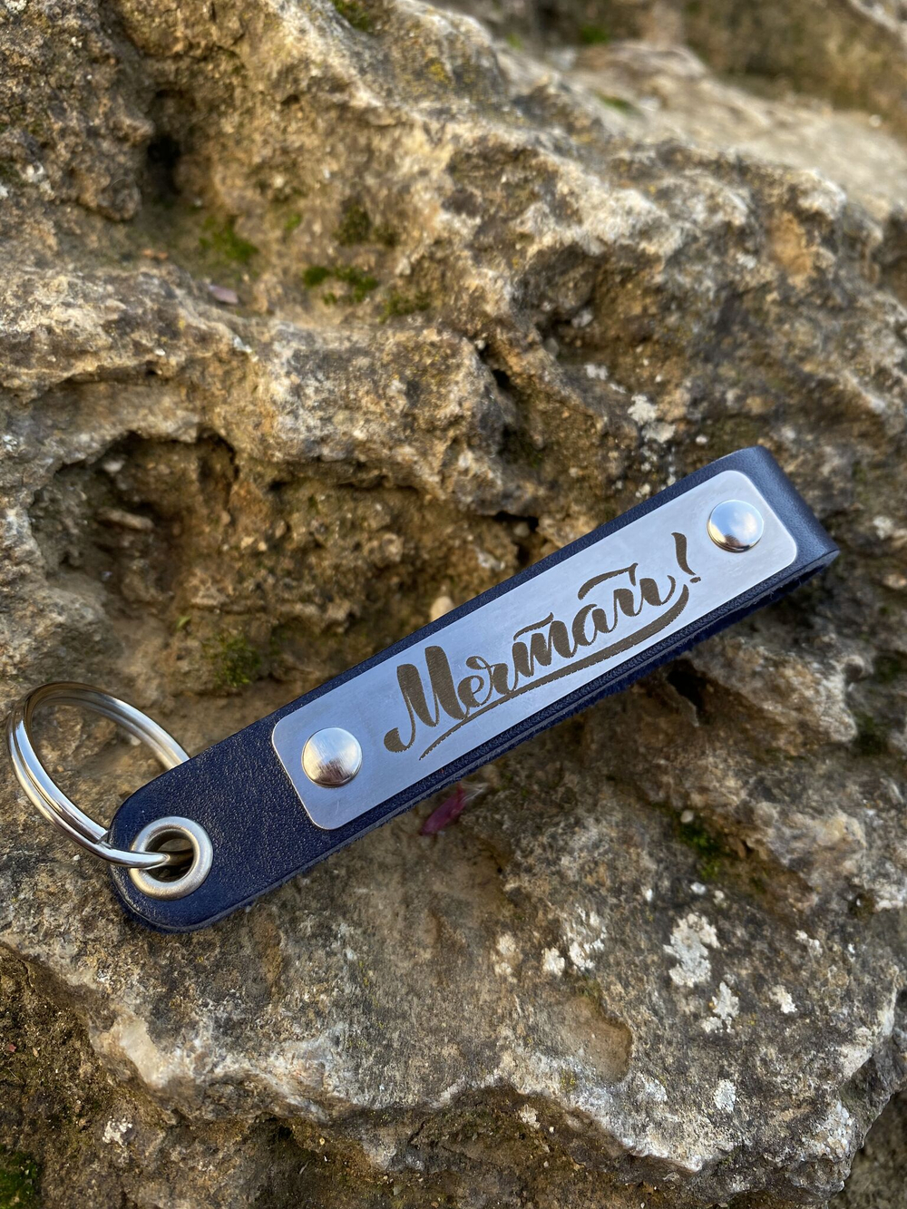 брелок мечтай кожа