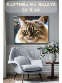 Картина на стену 40 X 50 Кошка