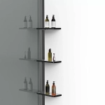 Душевая перегородка Vincea Walk-In VSW-1HWS120CGGM 120 профиль вороненая сталь/стекло тонированное