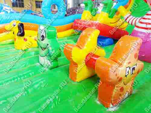 Коммерческий надувной батут "Парк развлечений" 12*8*6,5 м
