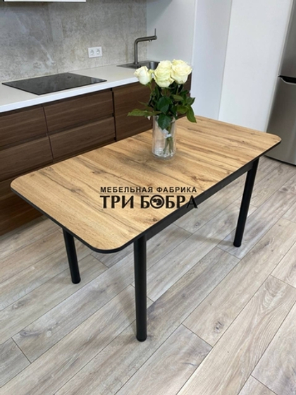 Раздвижной кухонный стол "Дуб Вотан"