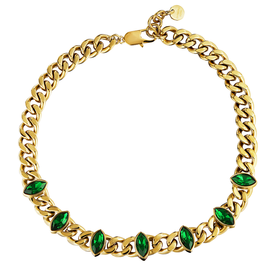 Колье Dyrberg Kern PUNICA SG EMERALD GREEN 470057