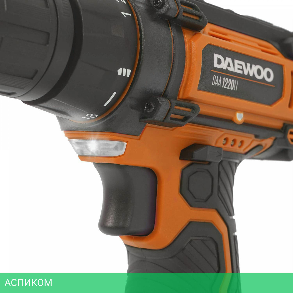 Дрель-шуруповерт Daewoo Power DAA 1220Li