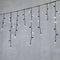 Светодиодная бахрома с колпачком 3,1*0,5 м., 120 холодных белых LED ламп, мерцание, черный провод ПВХ, IP65, LTC (PIL120BLWCAP-11-2W)