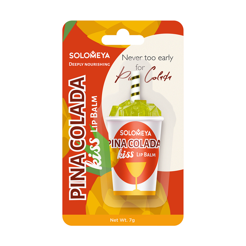 Solomeya Lip Balm Pina Colada Kiss бальзам для губ