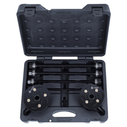 МАСТАК (110-20006C) Набор оправок для монтажа и демонтажа сайлентблоков, 34-82 мм, кейс, 6 предметов