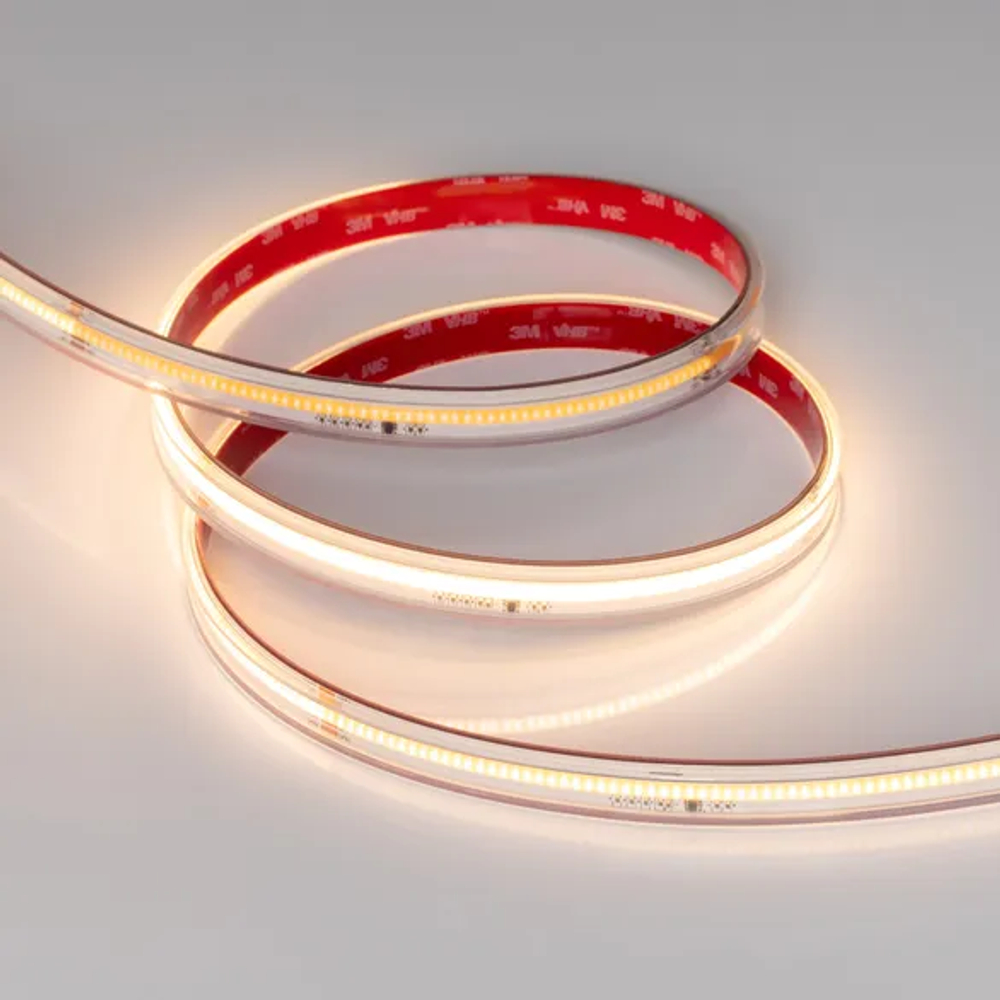 Светодиодная лента герметичная SPI-COB-PS-X378-14mm 24V Warm2700-PX63-BPT (7 W/m, IP67, 5m) (Arlight, бегущий огонь) 041743