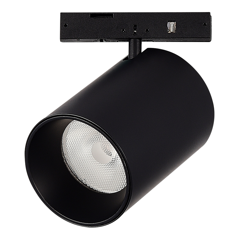 ST671.436.09 Магнитный трековый светильник Черный LED 1*9W 3000K 500Lm Ra&gt;90 36° IP20 D45xH63 24V