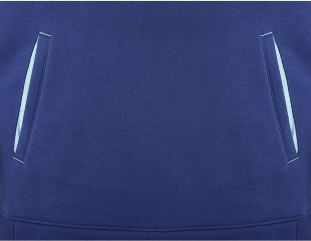 Мужская теннисная кофта Babolat Exercise Hood Sweat Men - небесный