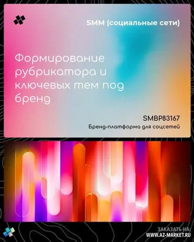 Формирование рубрикатора и ключевых тем под бренд