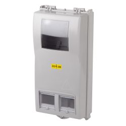Корпус пластиковый навесной ЭРА ЩУРн-П 3/8 (КДЕ-З) (485х240х140) IP54 серый | Корпуса пластиковые учетно-распределительные
