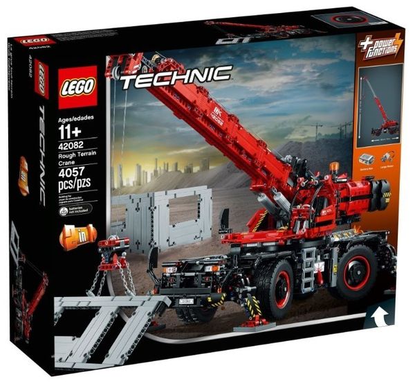 Электромеханический конструктор LEGO Technic 42082 Подъёмный кран для пересечённой местности
