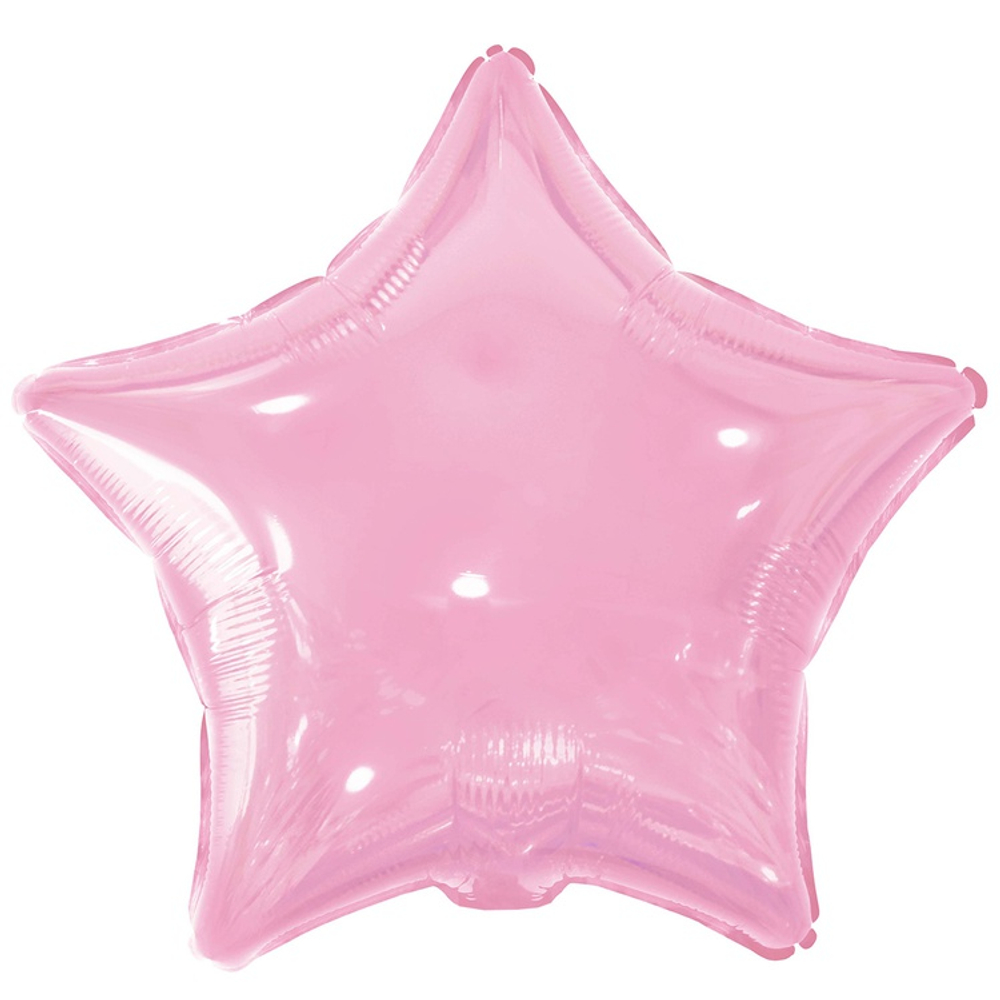 Шар фольгированный Звезда 46 см (Розовый)