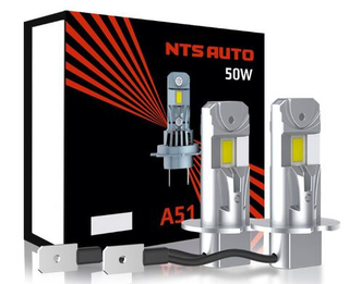 Автолампа LED Н 3 к-т NTS (станд цок) (без обманки) 12-24V A53 28W 4300К 1400Lm (A53-H3-4300К)