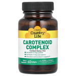 Country Life, Комплекс каротиноидов, 60 мягких желатиновых капсул