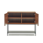 Vedrana Сервант из орехового шпона со стальными ножками 97,5 x 80 см