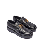 Кожаные лоферы tina Pinko - черный(SD0001 P059)