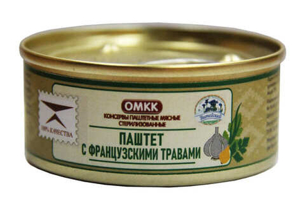 Паштет с французскими травами 100г. ОМКК