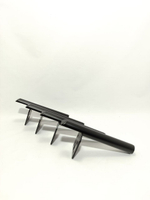 "Мебельные ножки стальные Штыки" Черный матовый - 4 шт, 15 см, .