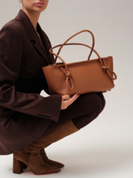 Кожаная сумка DBR 31340 коричневый камень