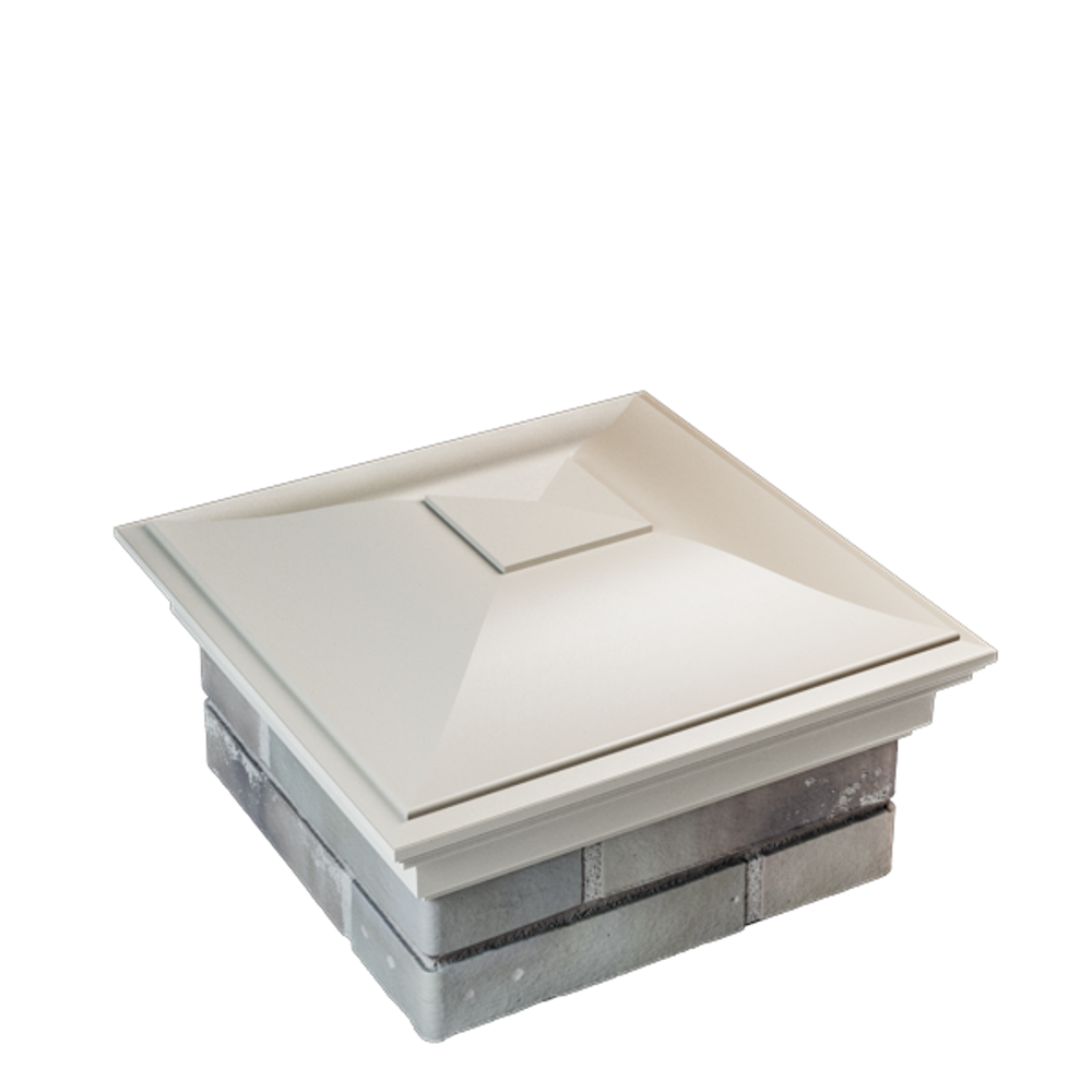 Колпак полимеркомпозитный Monblan 385*385 (1,5 кирпича) бежевый