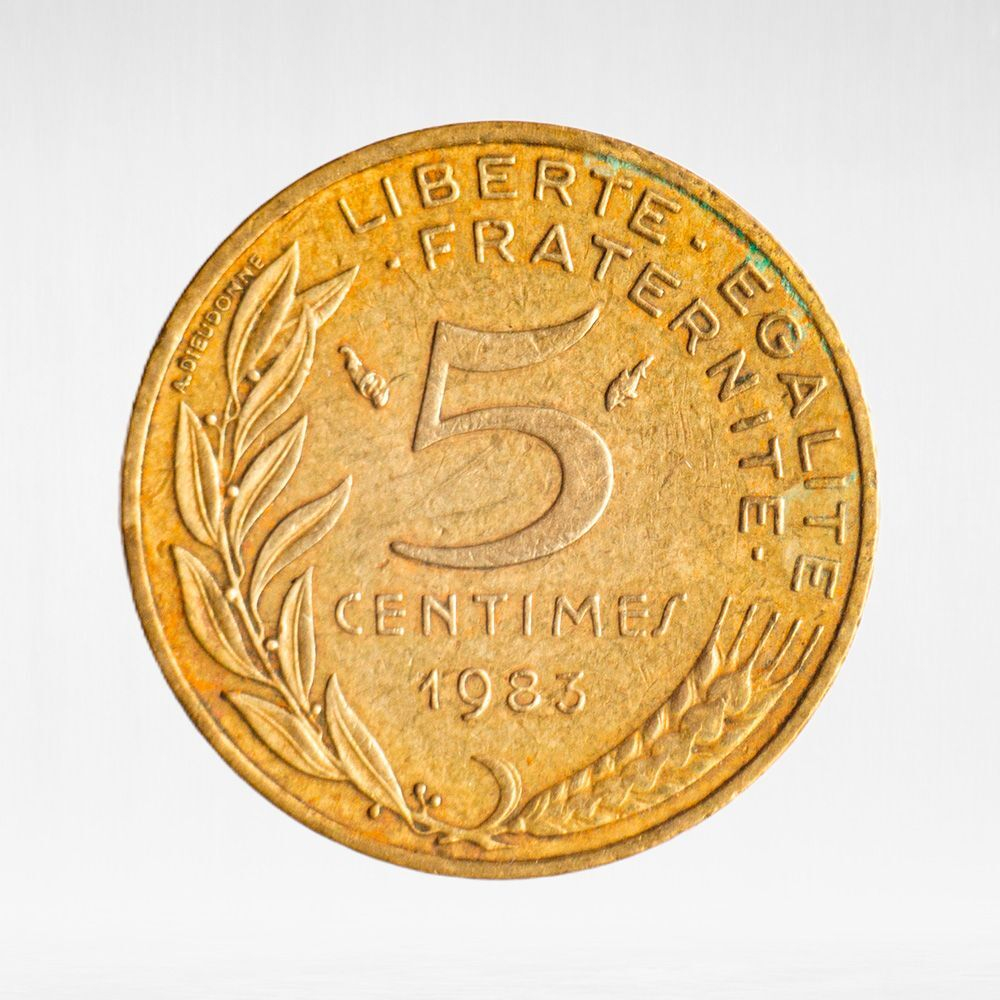 France, 5 Centimes 1983, VF