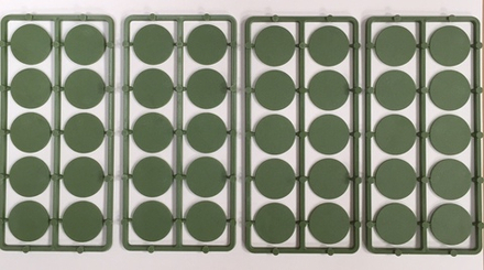 BASE13 25mm by 25mm Plastic Bases